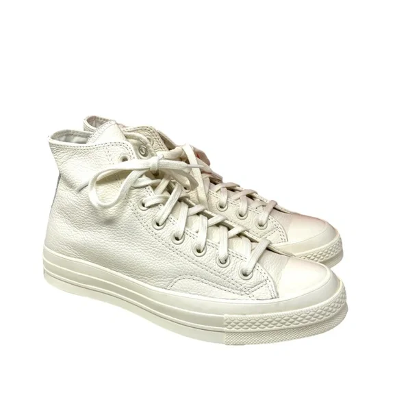 Converse Chuck 70 Sneakers For Women Leather Egret Shoes High Top Casual A00731C - Picture 3 of 9